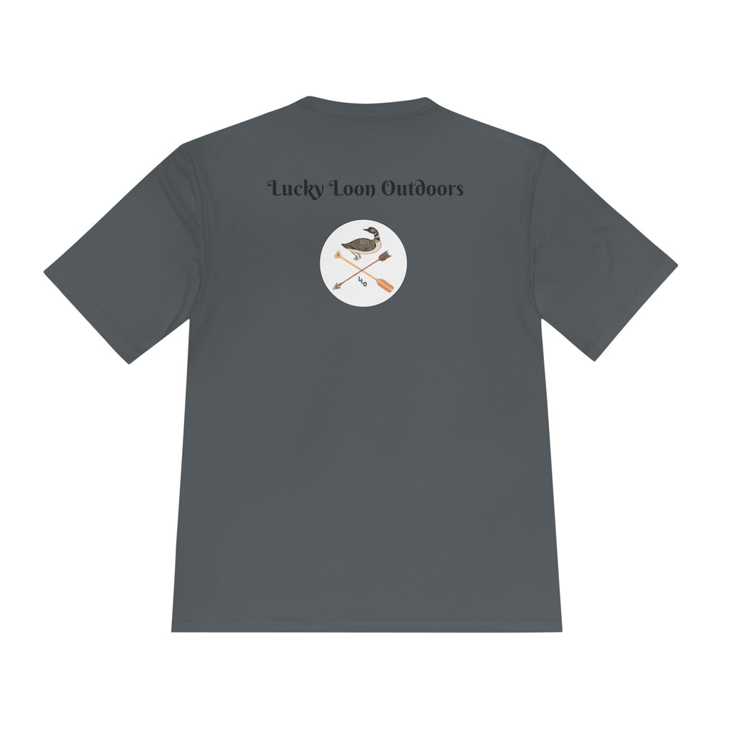 Lucky Loon Outdoors Moisture-Wicking Tee — Hand-Drawn Design