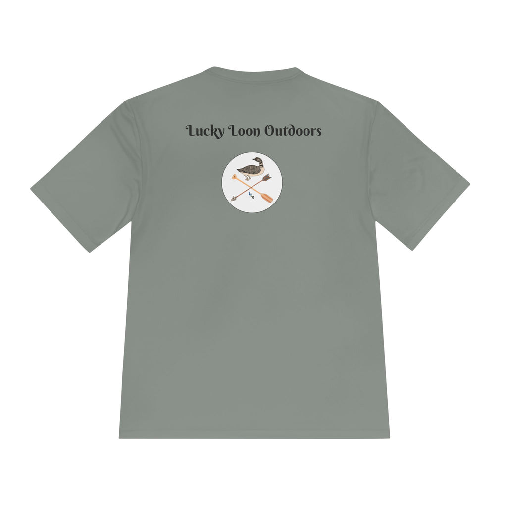 Lucky Loon Outdoors Moisture-Wicking Tee — Hand-Drawn Design