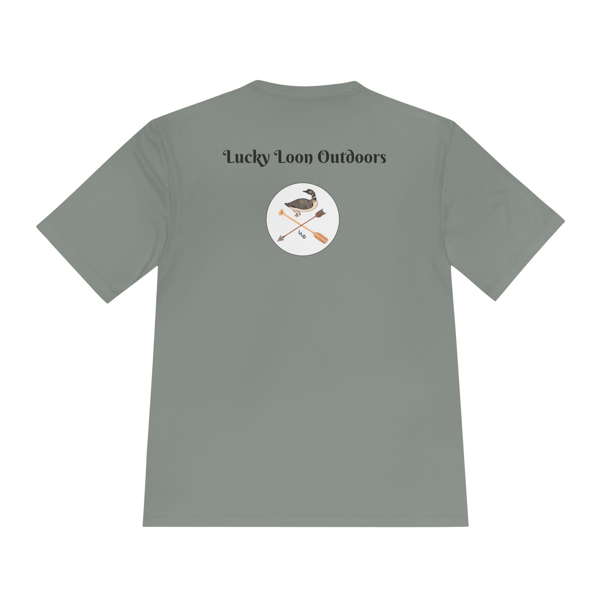 Lucky Loon Outdoors Moisture-Wicking Tee — Hand-Drawn Design