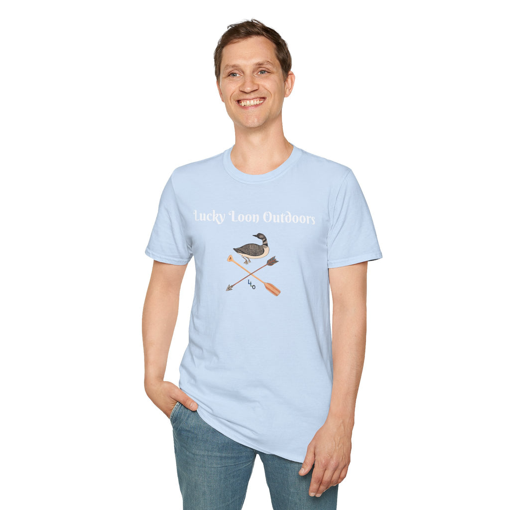 Hand-Drawn Lucky Loon Outdoors T-Shirt