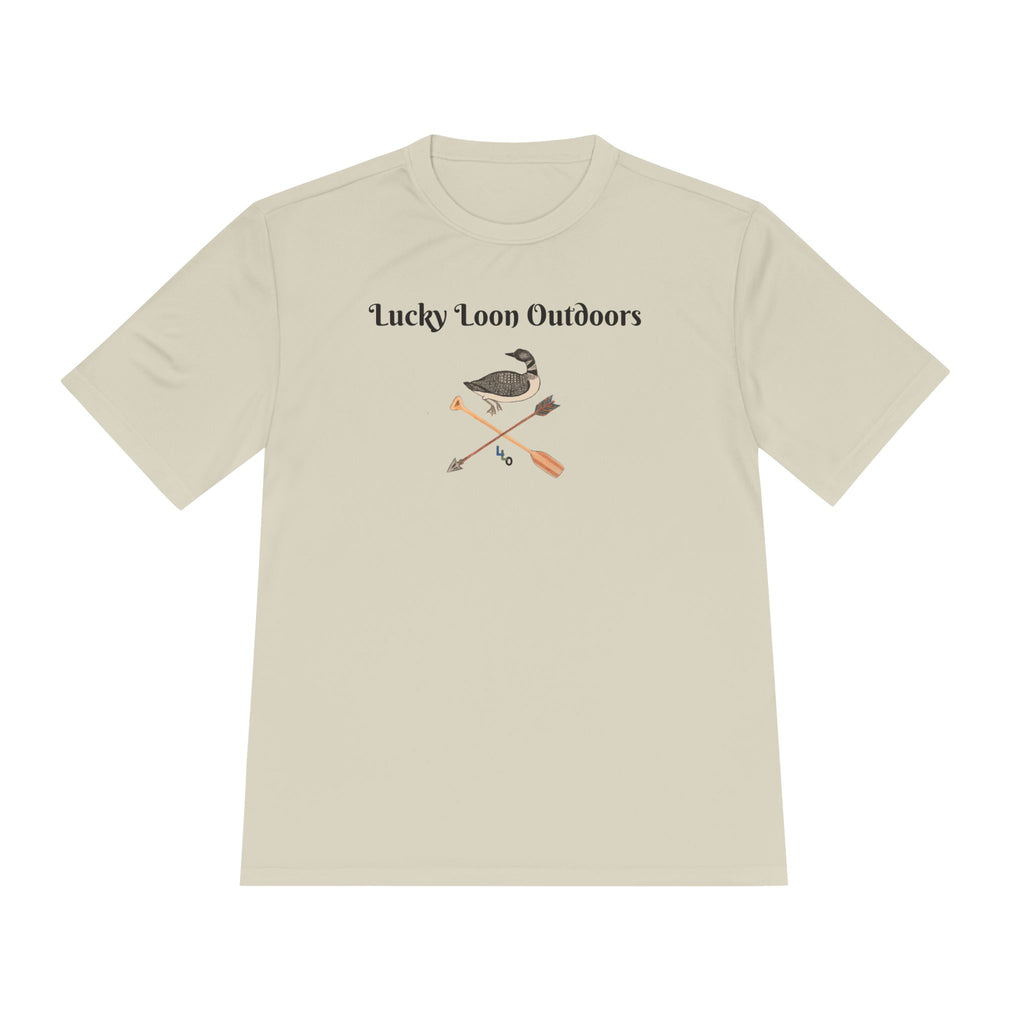 Lucky Loon Outdoors Moisture-Wicking Tee — Hand-Drawn Design
