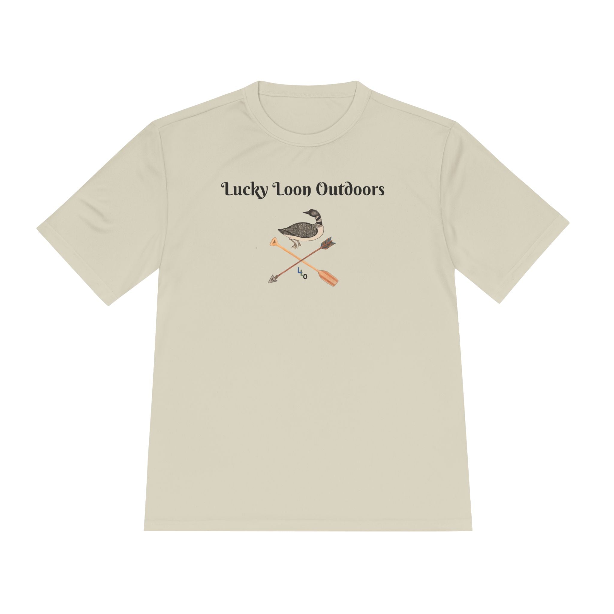 Lucky Loon Outdoors Moisture-Wicking Tee — Hand-Drawn Design