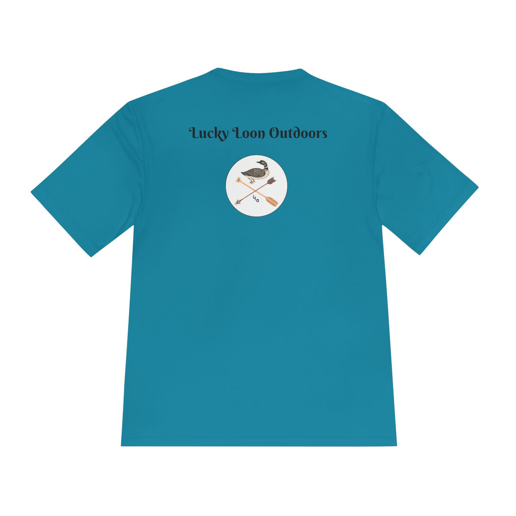 Lucky Loon Outdoors Moisture-Wicking Tee — Hand-Drawn Design