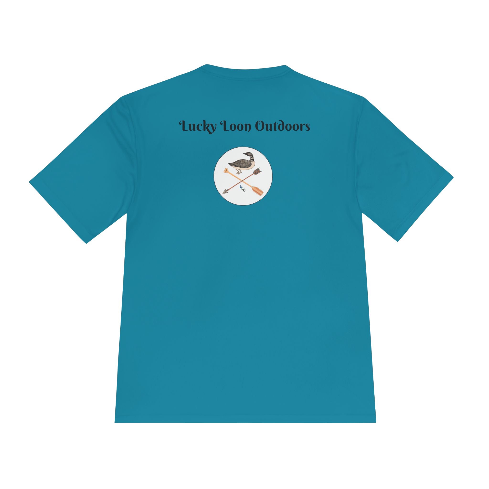 Lucky Loon Outdoors Moisture-Wicking Tee — Hand-Drawn Design