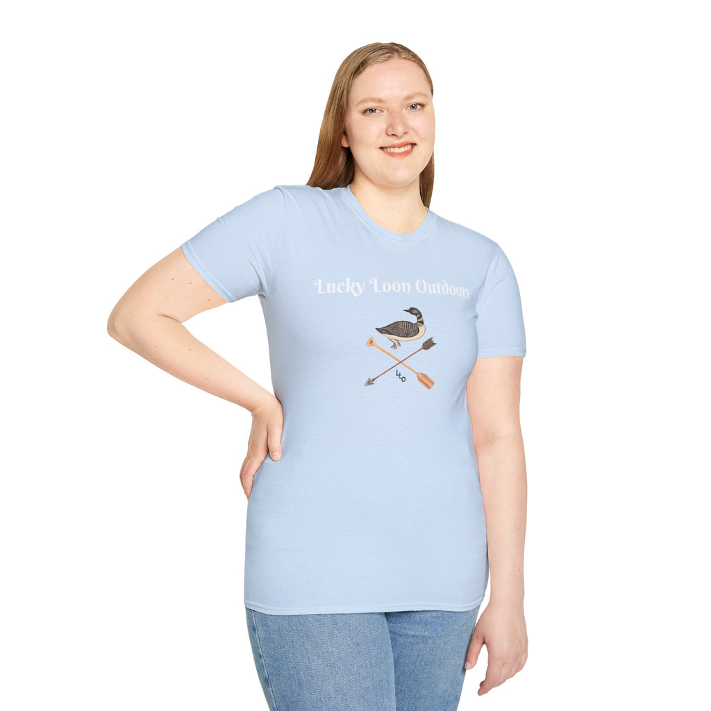Hand-Drawn Lucky Loon Outdoors T-Shirt