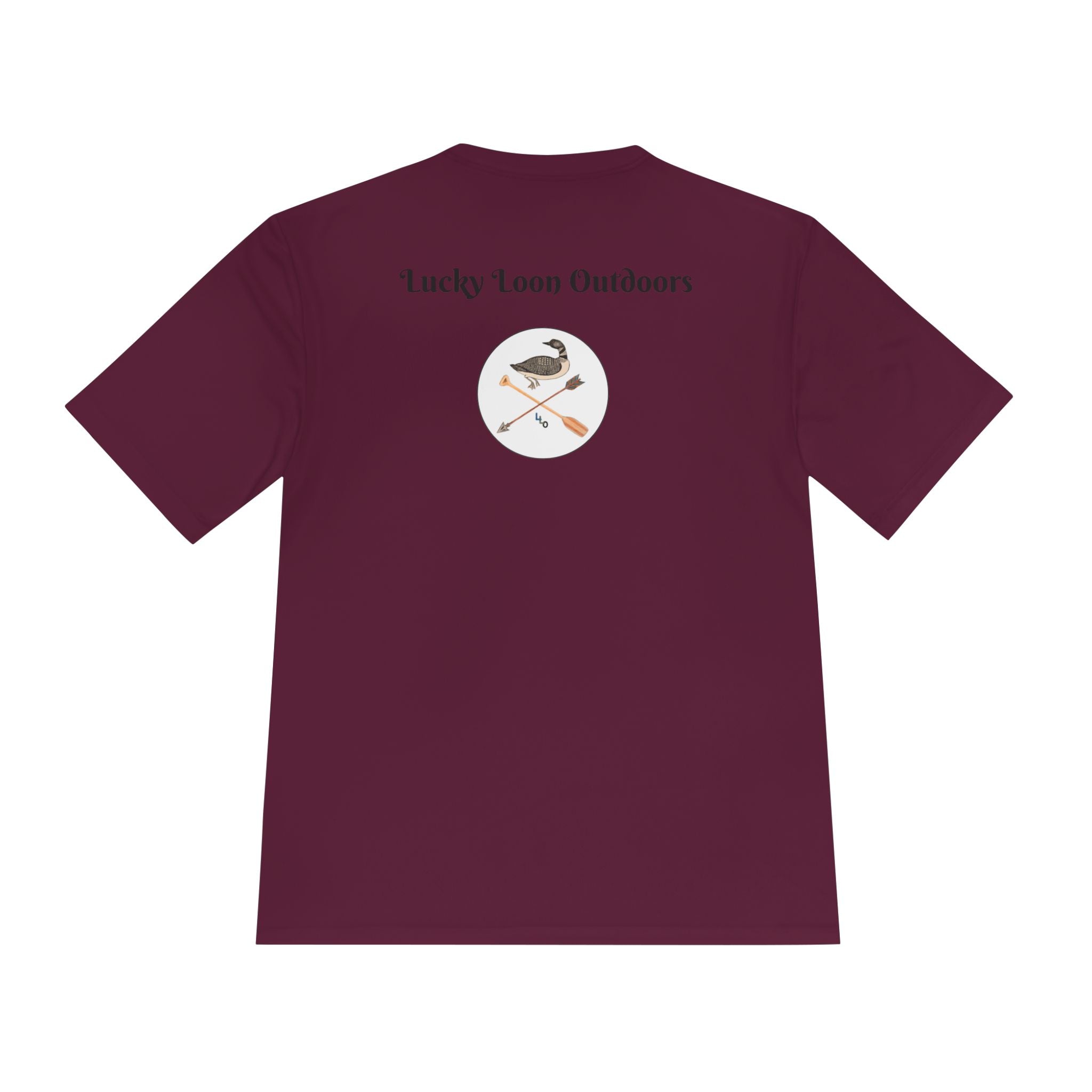 Lucky Loon Outdoors Moisture-Wicking Tee — Hand-Drawn Design