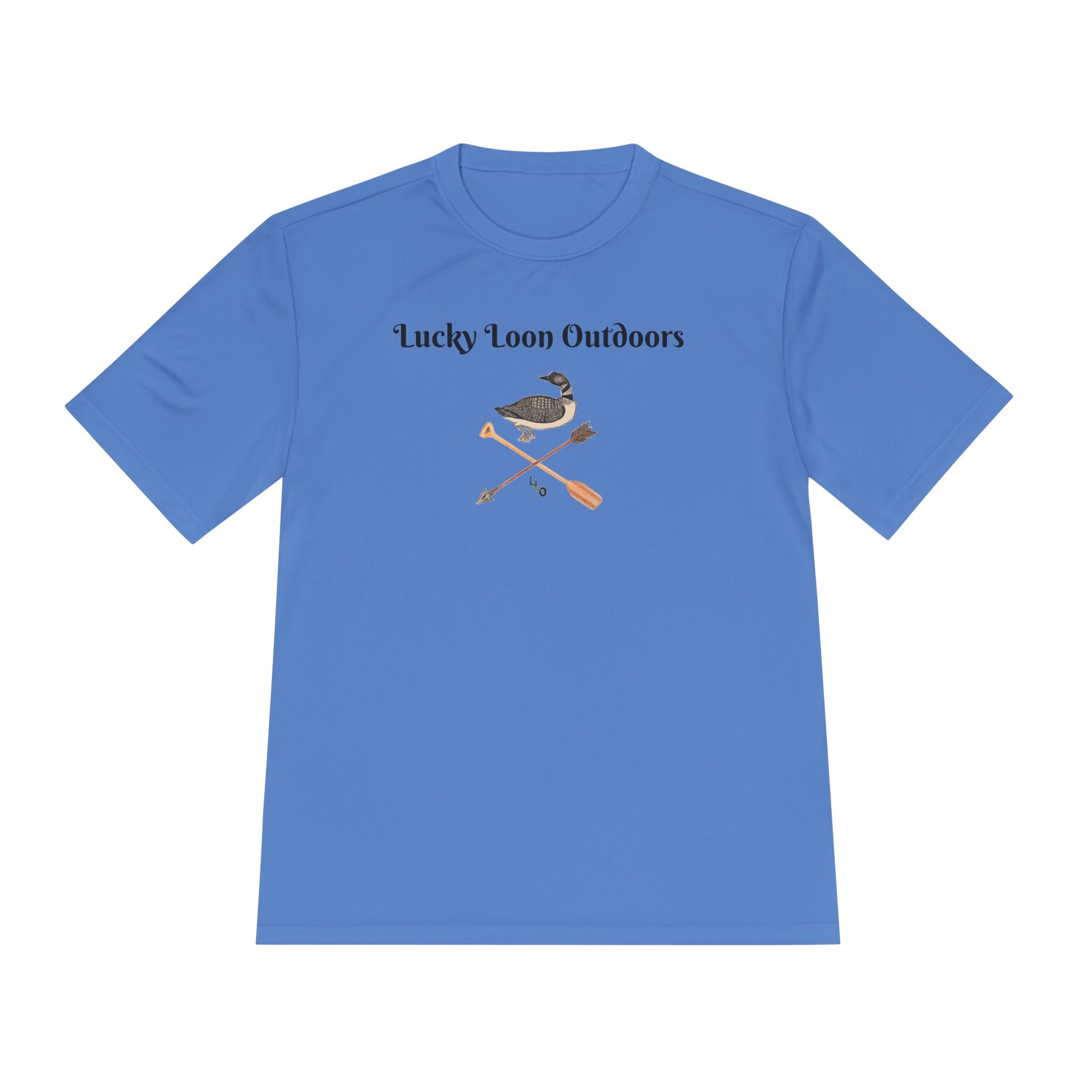 Lucky Loon Outdoors Moisture-Wicking Tee — Hand-Drawn Design