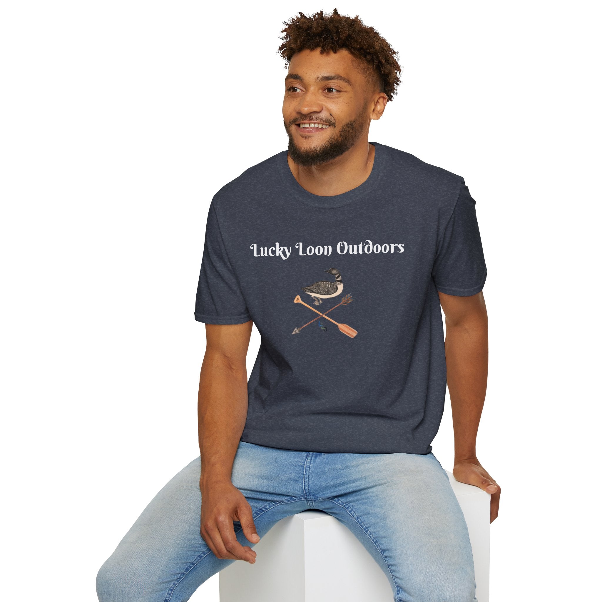 Hand-Drawn Lucky Loon Outdoors T-Shirt