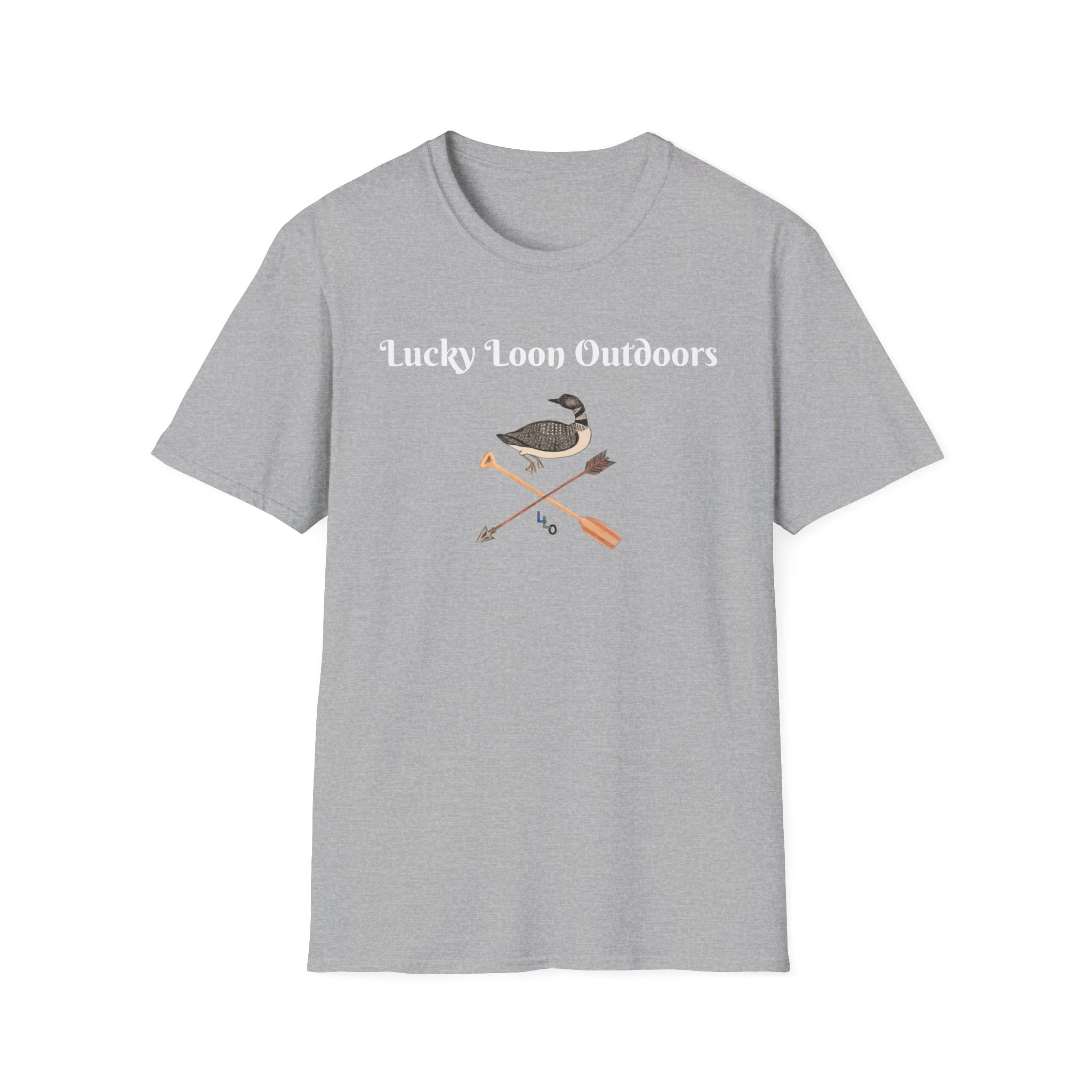 Hand-Drawn Lucky Loon Outdoors T-Shirt