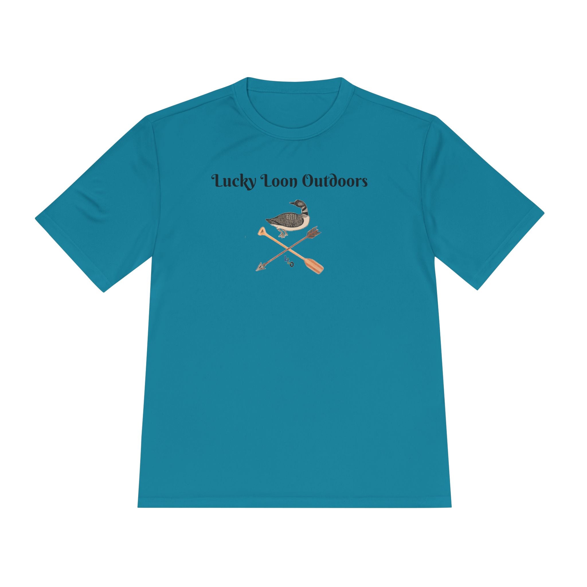 Lucky Loon Outdoors Moisture-Wicking Tee — Hand-Drawn Design