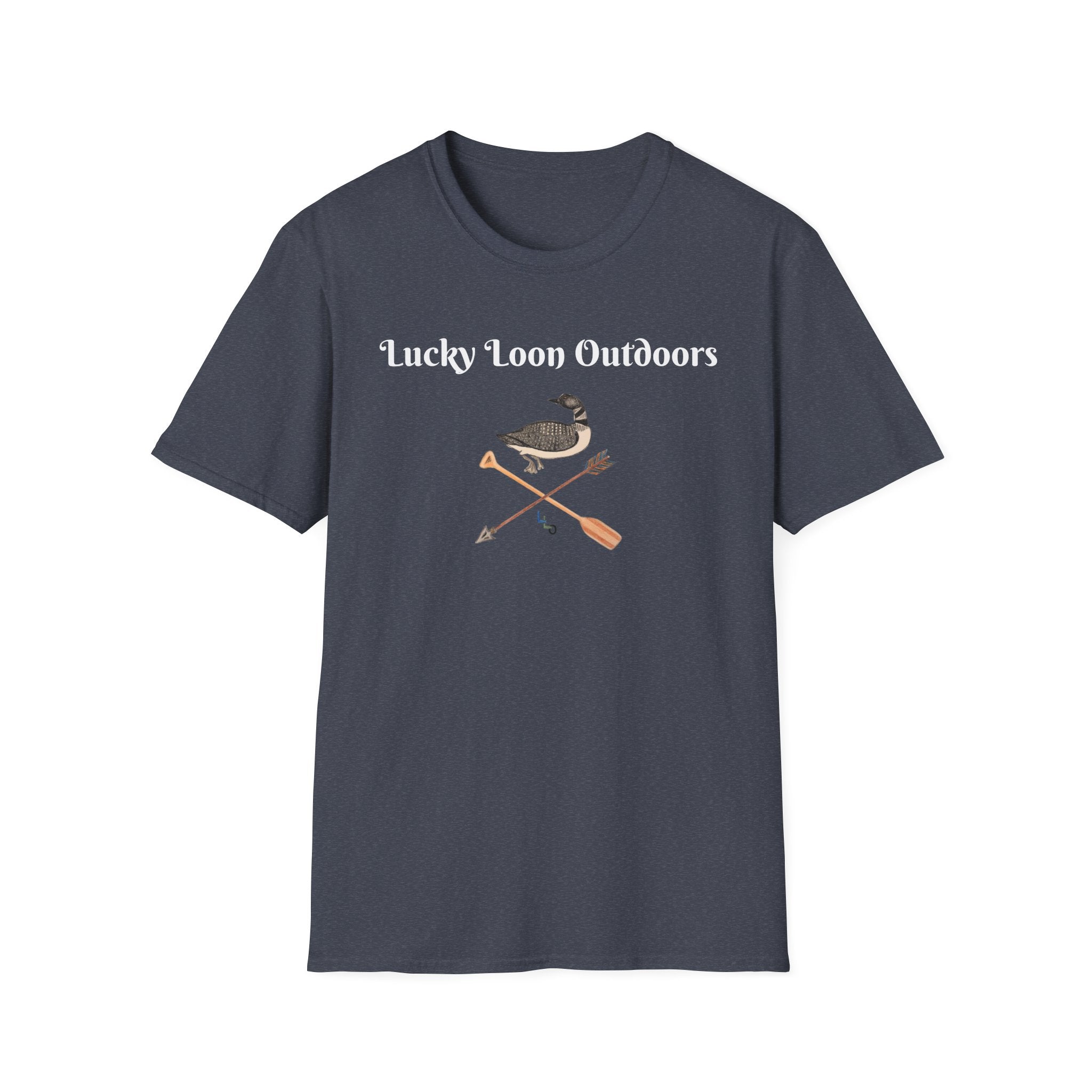 Hand-Drawn Lucky Loon Outdoors T-Shirt
