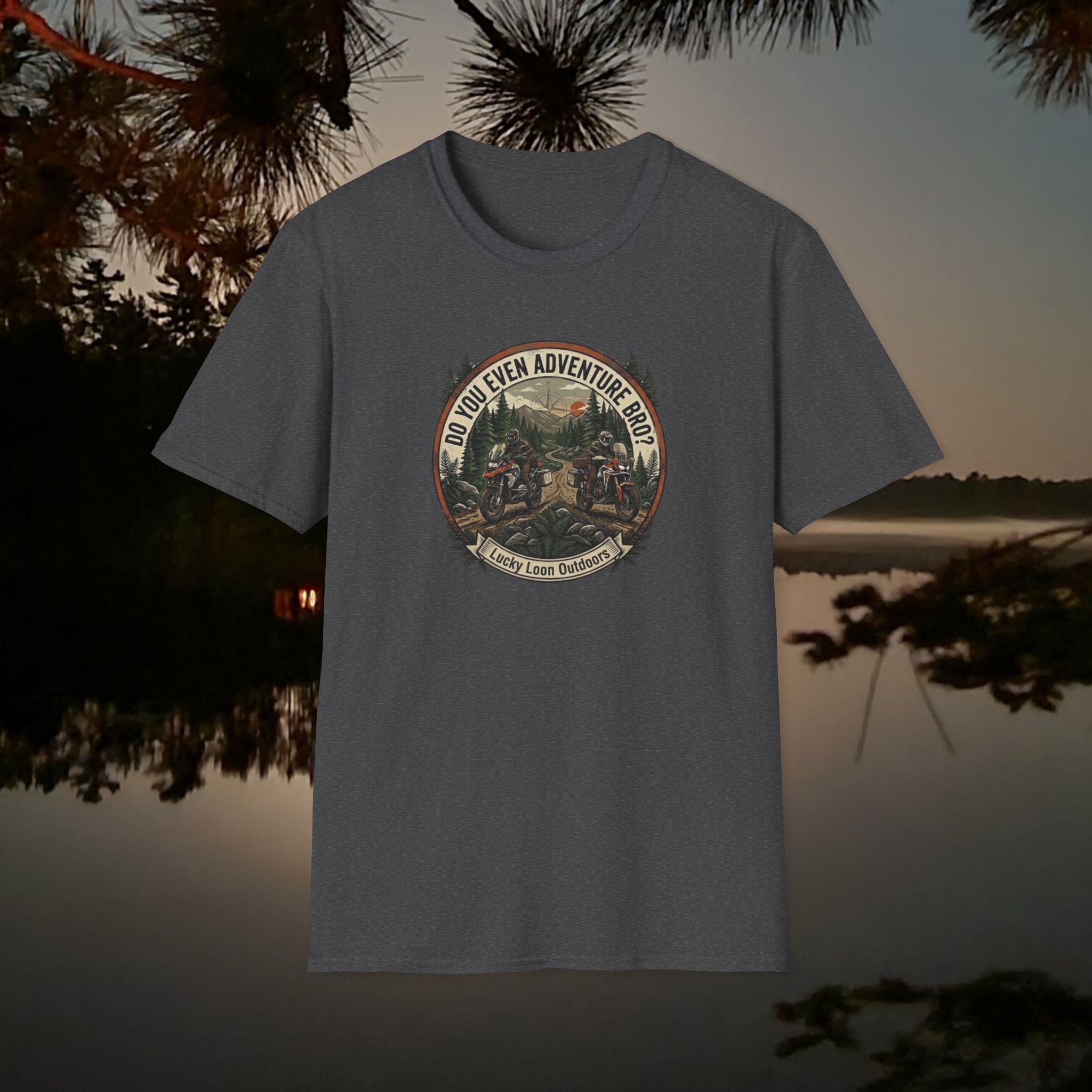 "Do You Even Adventure Bro?" Adventure Motorcycling Funny T-Shirt