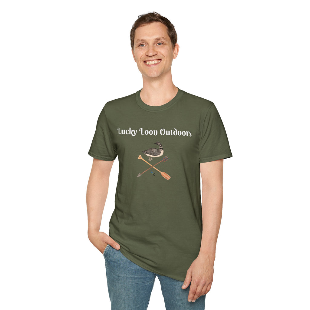 Hand-Drawn Lucky Loon Outdoors T-Shirt