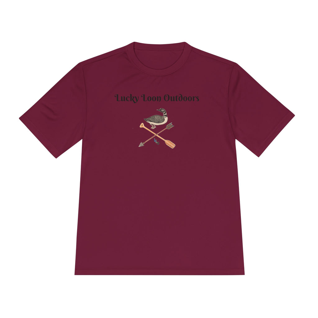 Lucky Loon Outdoors Moisture-Wicking Tee — Hand-Drawn Design