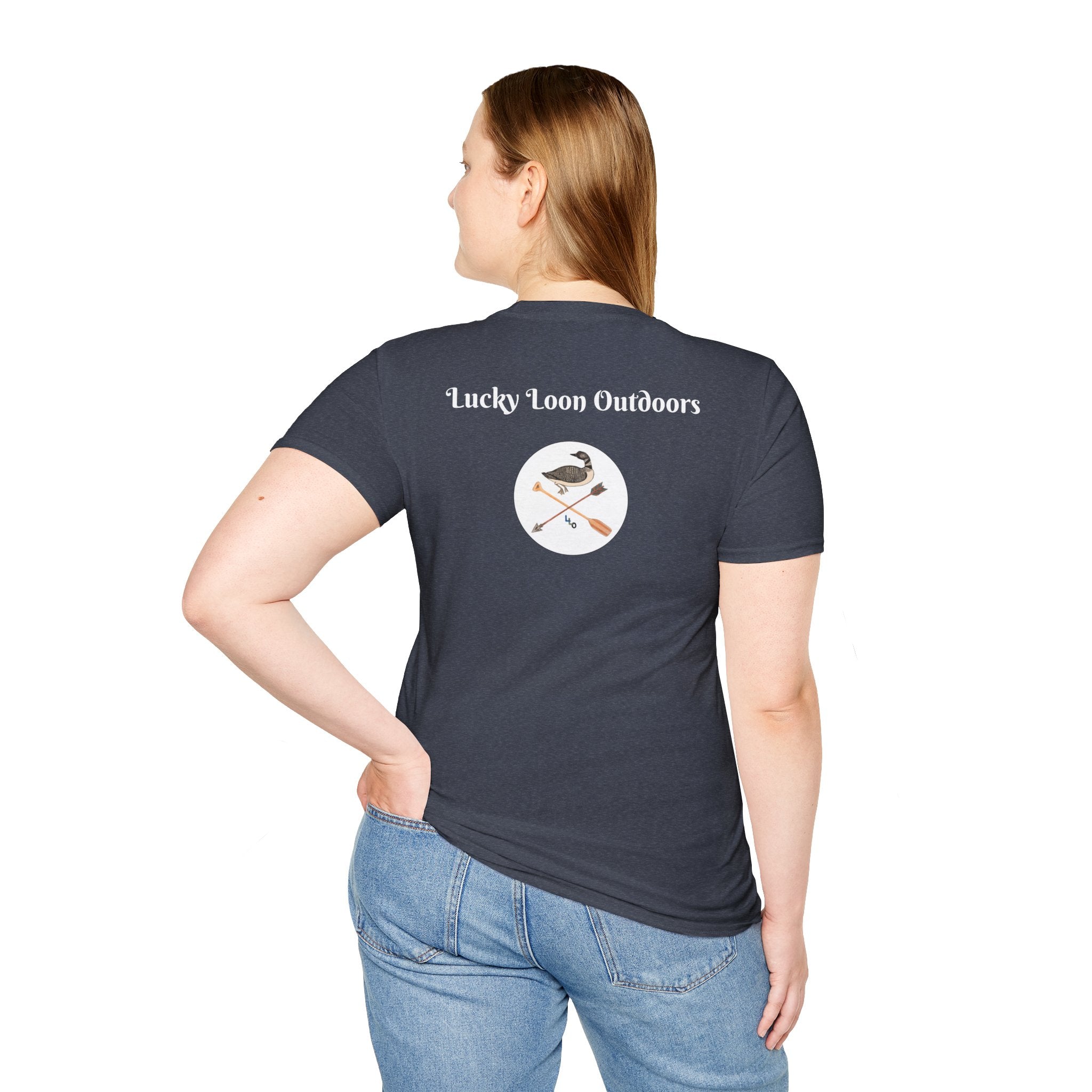 Hand-Drawn Lucky Loon Outdoors T-Shirt