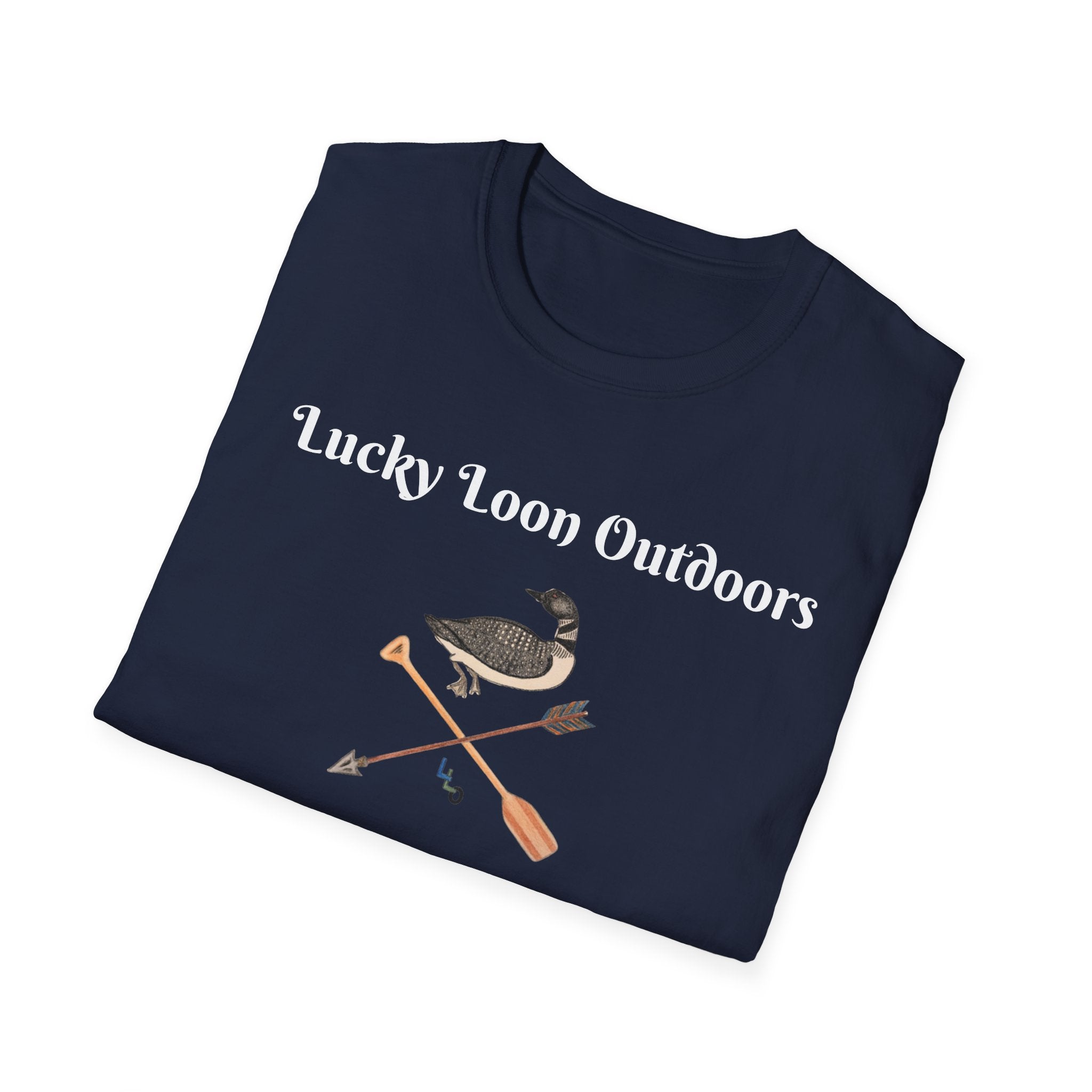 Hand-Drawn Lucky Loon Outdoors T-Shirt
