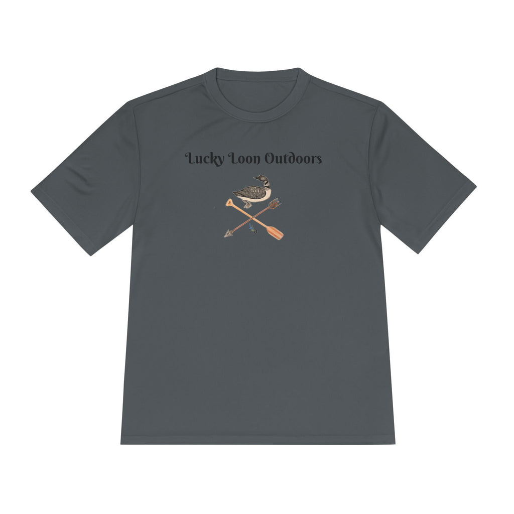Lucky Loon Outdoors Moisture-Wicking Tee — Hand-Drawn Design