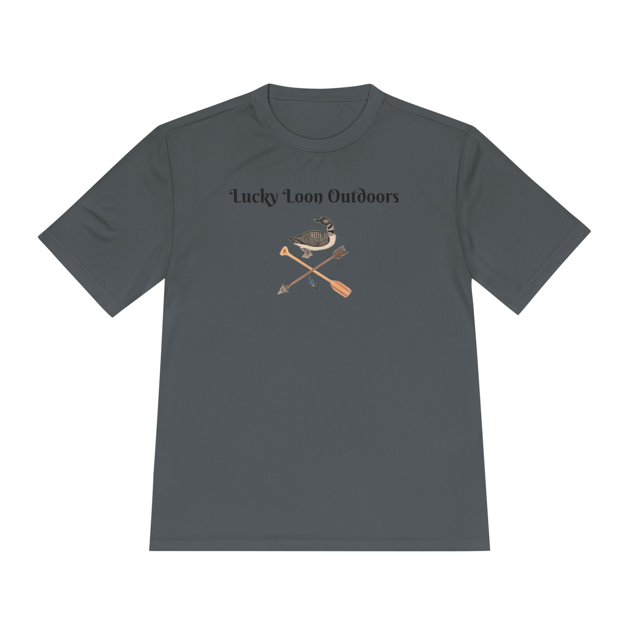 Lucky Loon Outdoors Moisture-Wicking Tee — Hand-Drawn Design