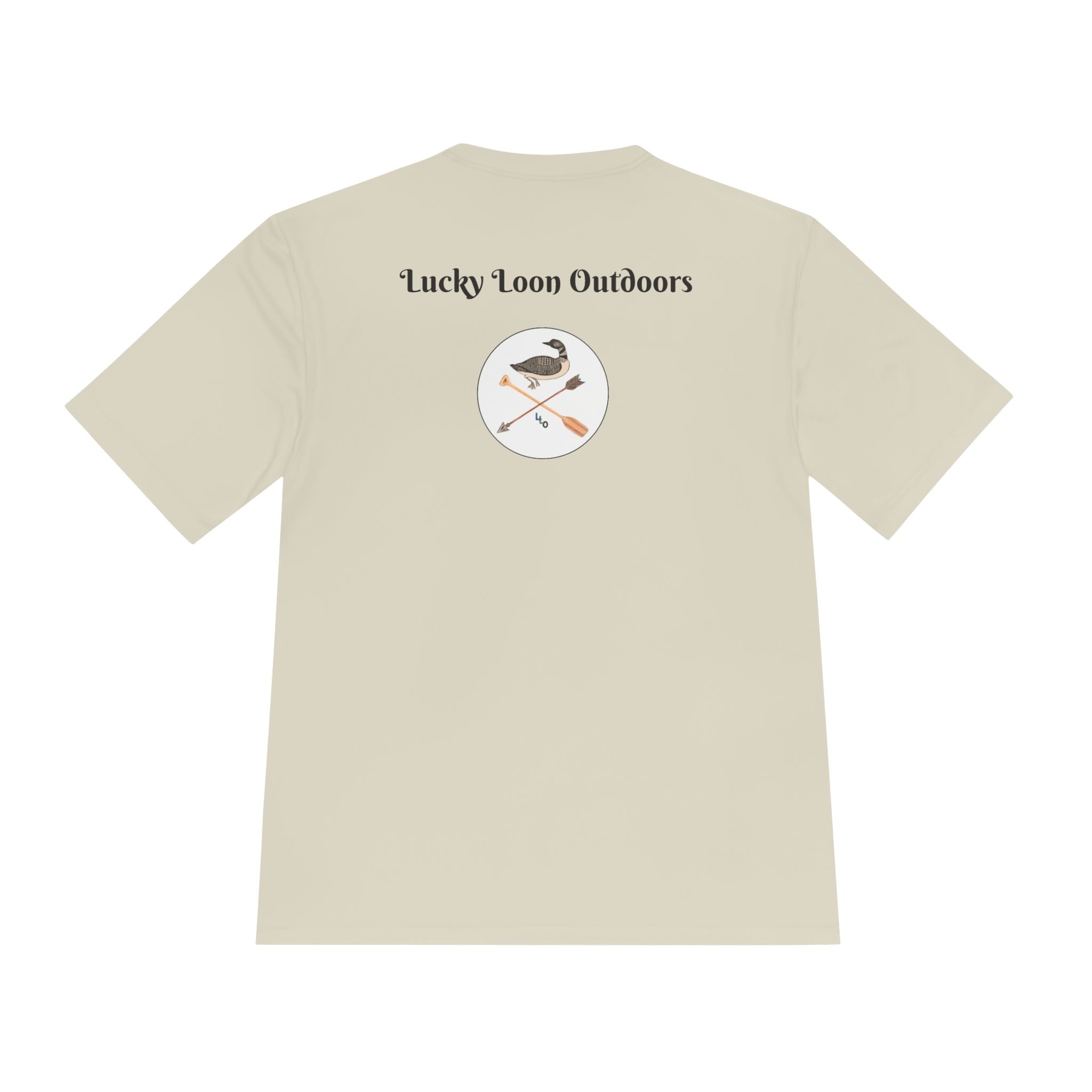 Lucky Loon Outdoors Moisture-Wicking Tee — Hand-Drawn Design