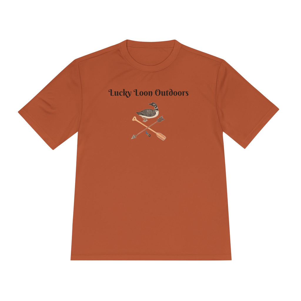 Lucky Loon Outdoors Moisture-Wicking Tee — Hand-Drawn Design