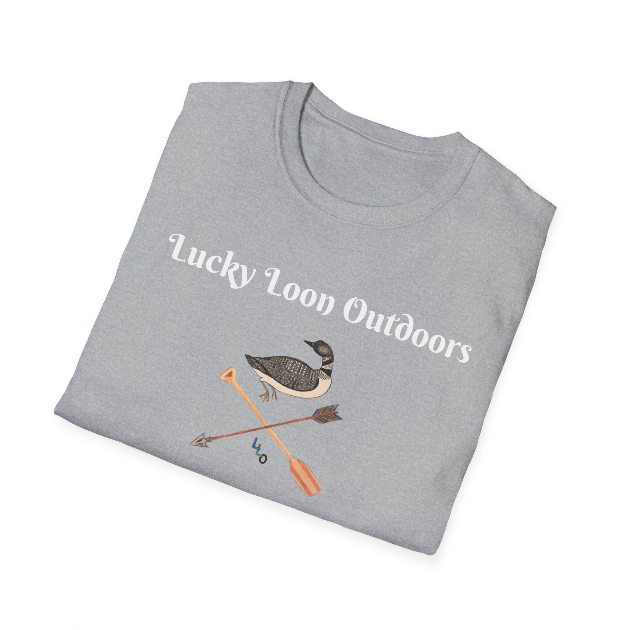 Hand-Drawn Lucky Loon Outdoors T-Shirt