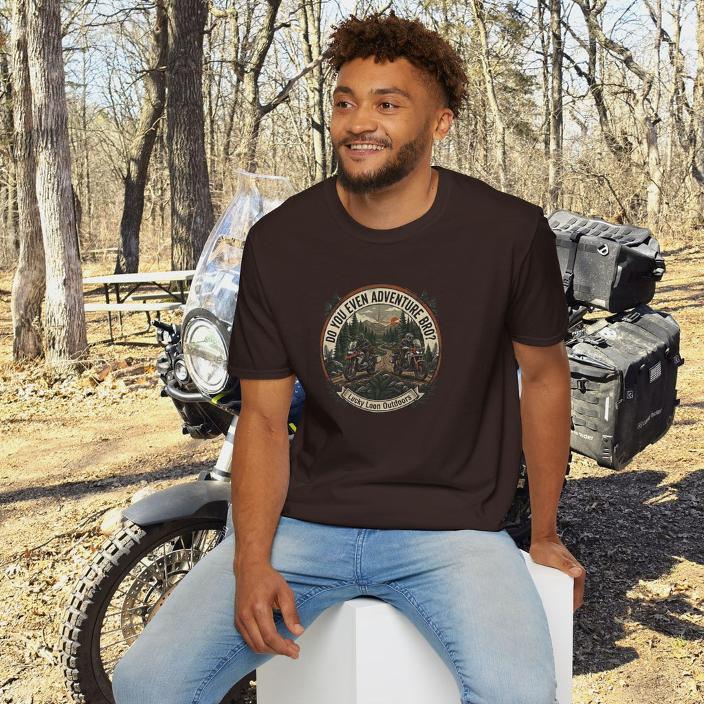 "Do You Even Adventure Bro?" Adventure Motorcycling Funny T-Shirt