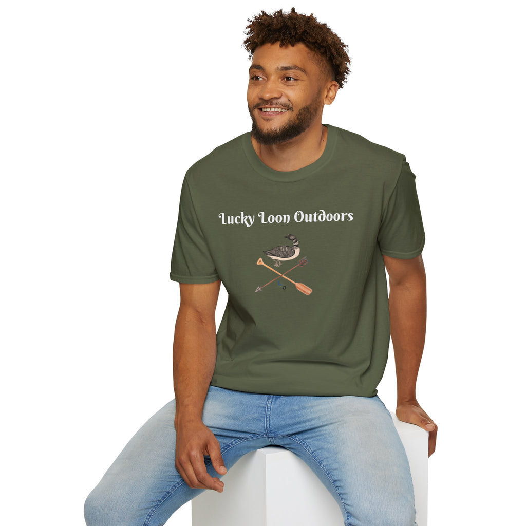 Hand-Drawn Lucky Loon Outdoors T-Shirt