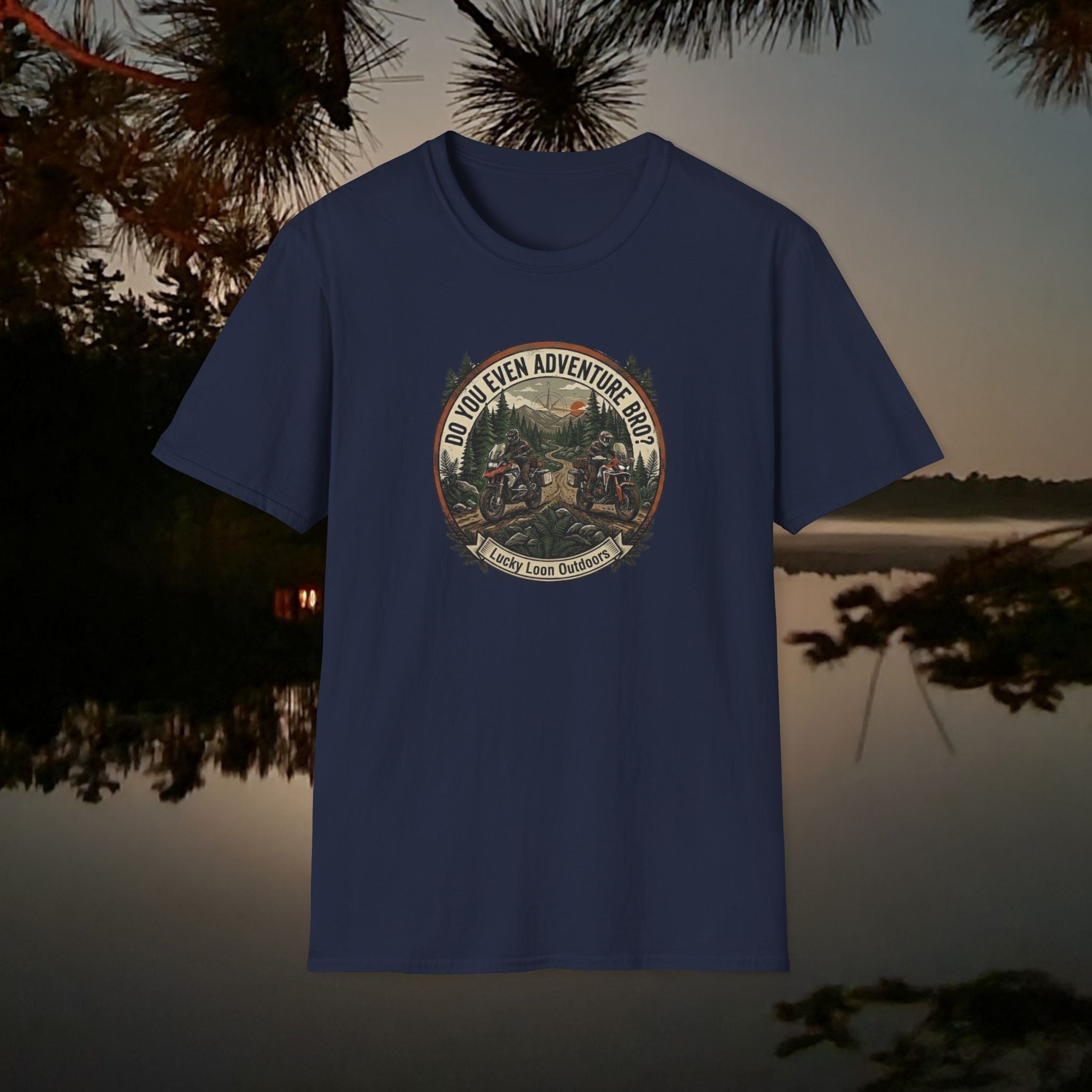 "Do You Even Adventure Bro?" Adventure Motorcycling Funny T-Shirt