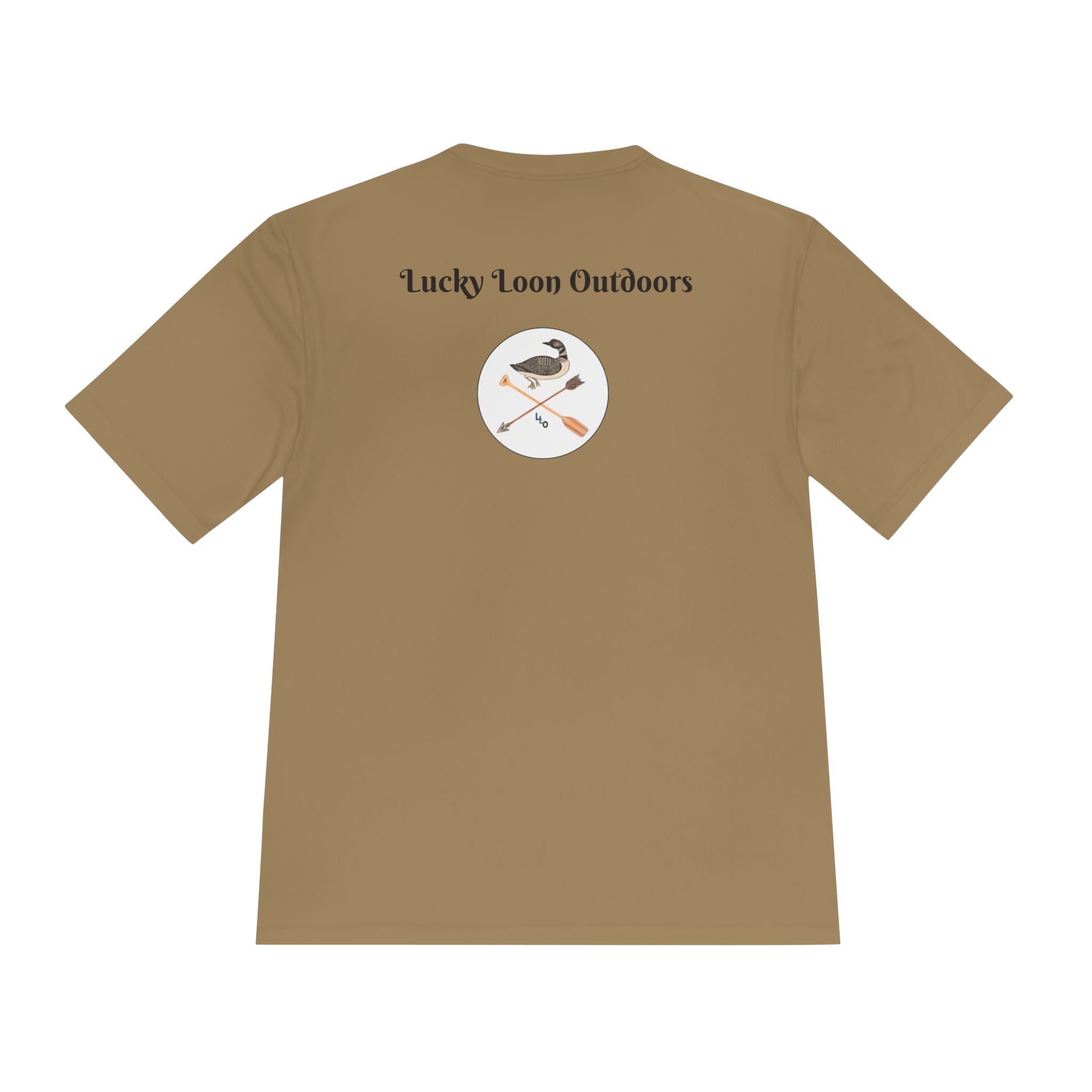 Lucky Loon Outdoors Moisture-Wicking Tee — Hand-Drawn Design