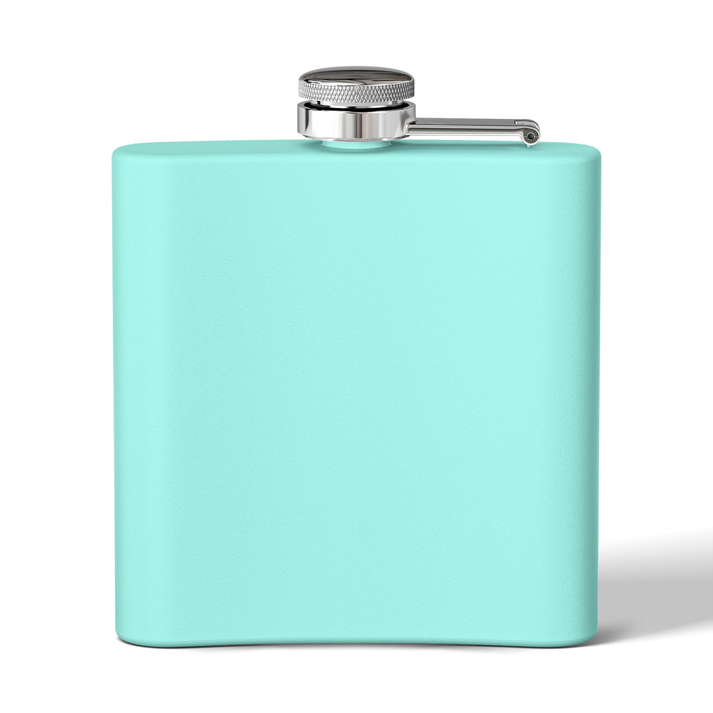 Lucky Loon Outdoors Stainless Steel Flask — Hand-Drawn Logo (6oz) — Hiking & Camping Flask