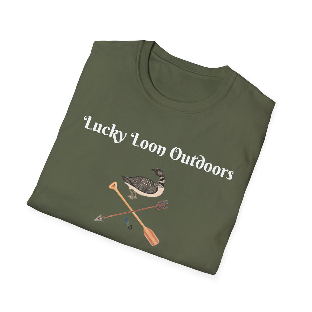 Hand-Drawn Lucky Loon Outdoors T-Shirt