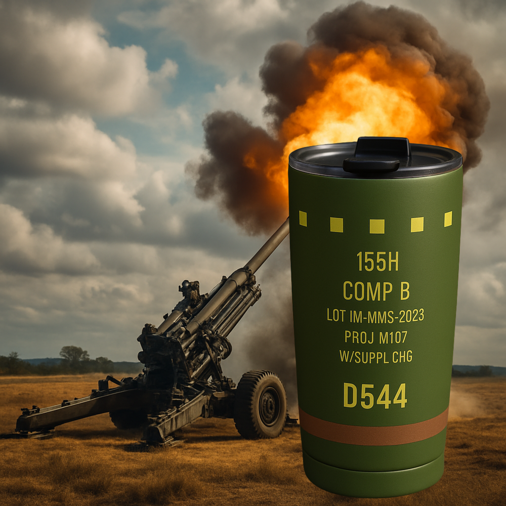 20oz Tumbler, 155mm Artillery (High Explosive)