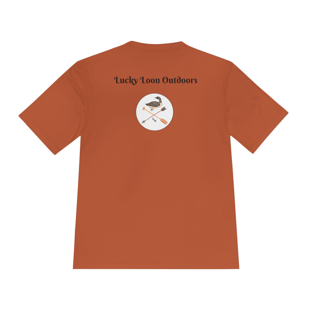 Lucky Loon Outdoors Moisture-Wicking Tee — Hand-Drawn Design