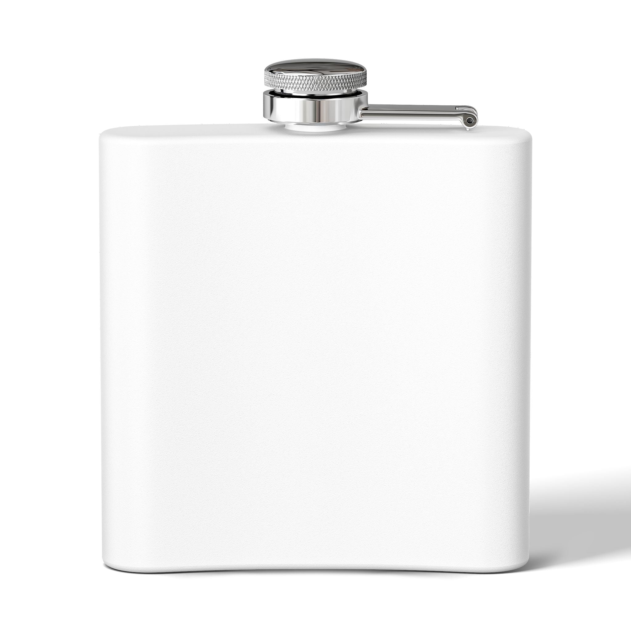 Lucky Loon Outdoors Stainless Steel Flask — Hand-Drawn Logo (6oz) — Hiking & Camping Flask