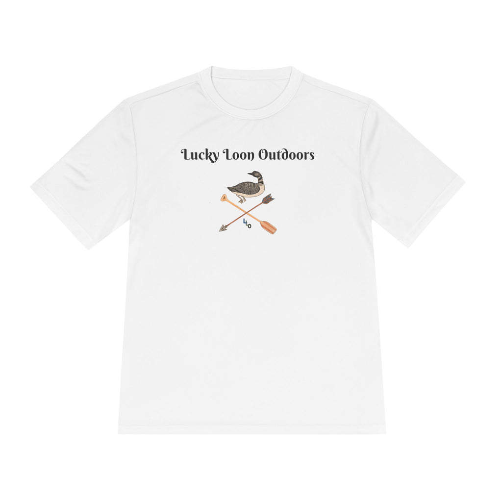 Lucky Loon Outdoors Moisture-Wicking Tee — Hand-Drawn Design
