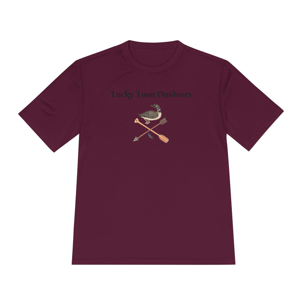Lucky Loon Outdoors Moisture-Wicking Tee — Hand-Drawn Design