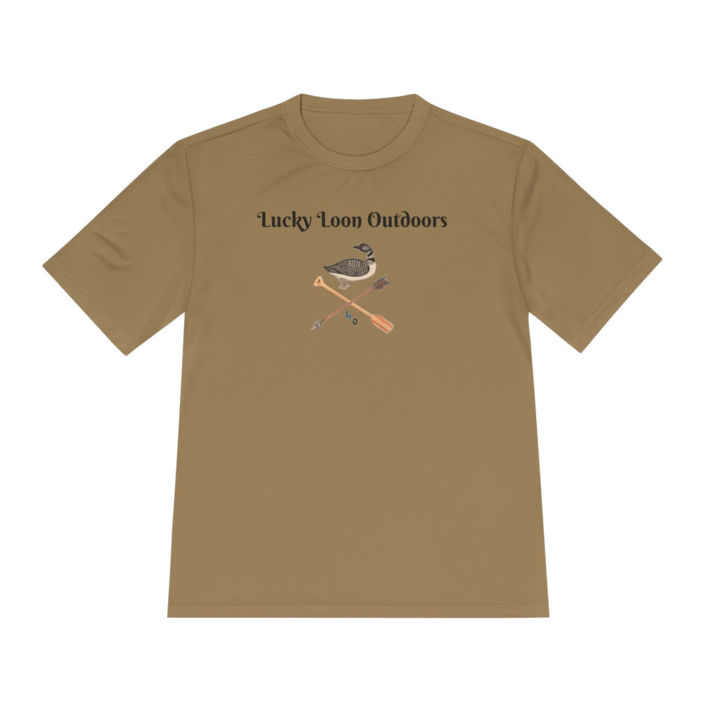 Lucky Loon Outdoors Moisture-Wicking Tee — Hand-Drawn Design