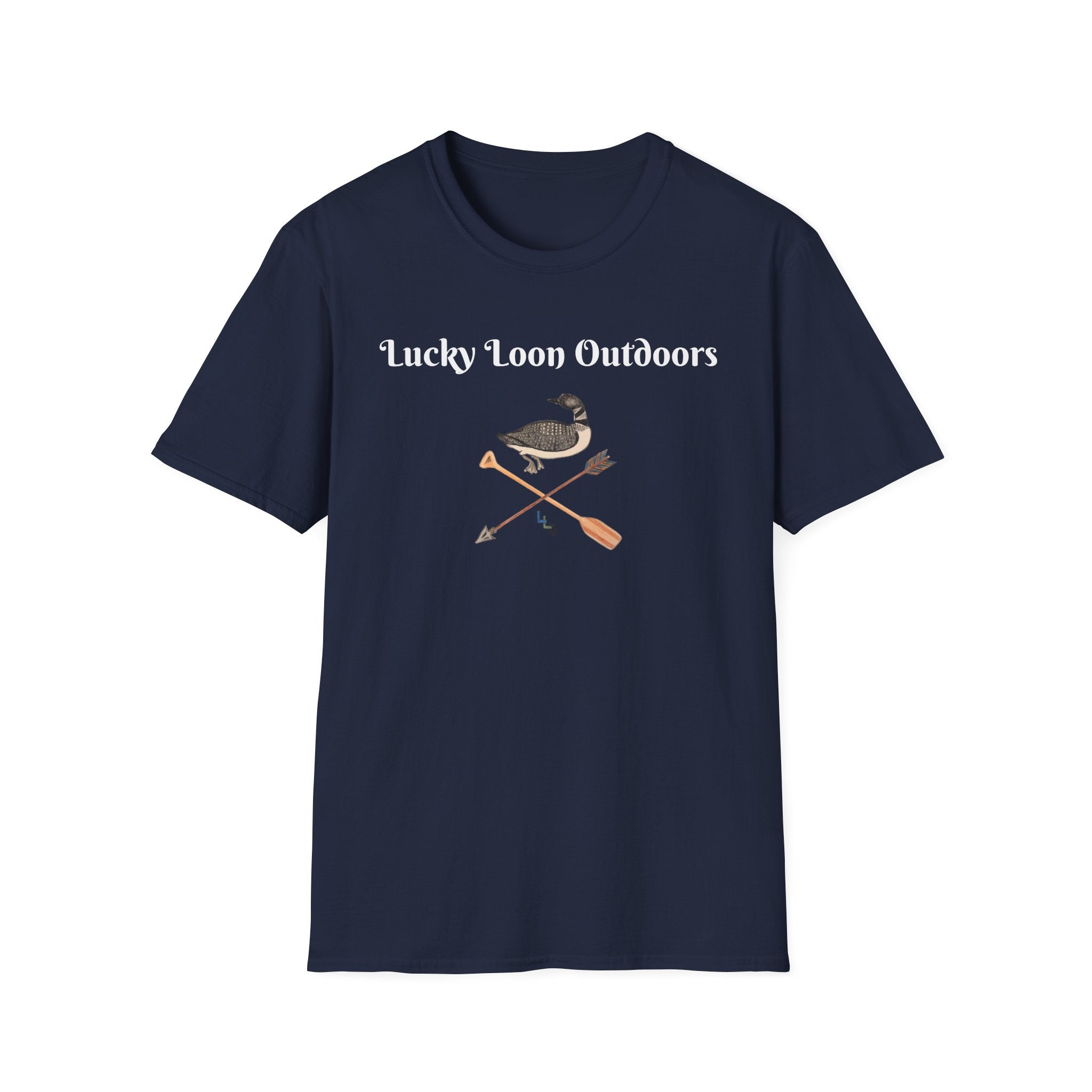 Hand-Drawn Lucky Loon Outdoors T-Shirt