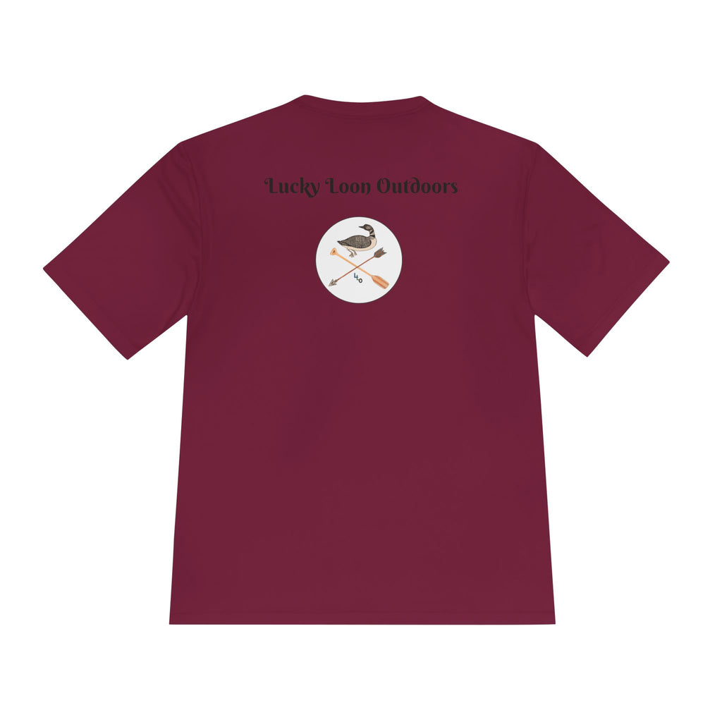 Lucky Loon Outdoors Moisture-Wicking Tee — Hand-Drawn Design