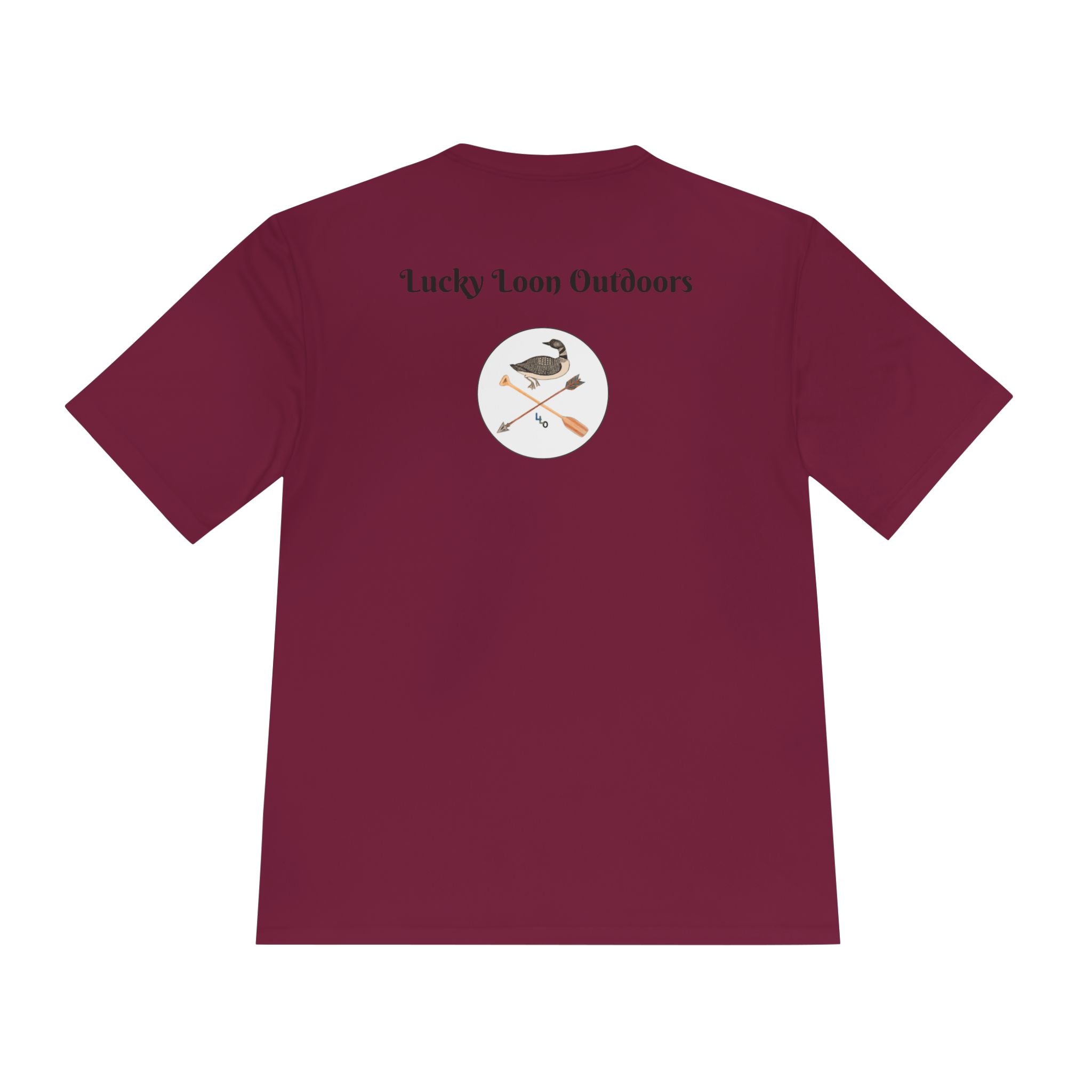 Lucky Loon Outdoors Moisture-Wicking Tee — Hand-Drawn Design