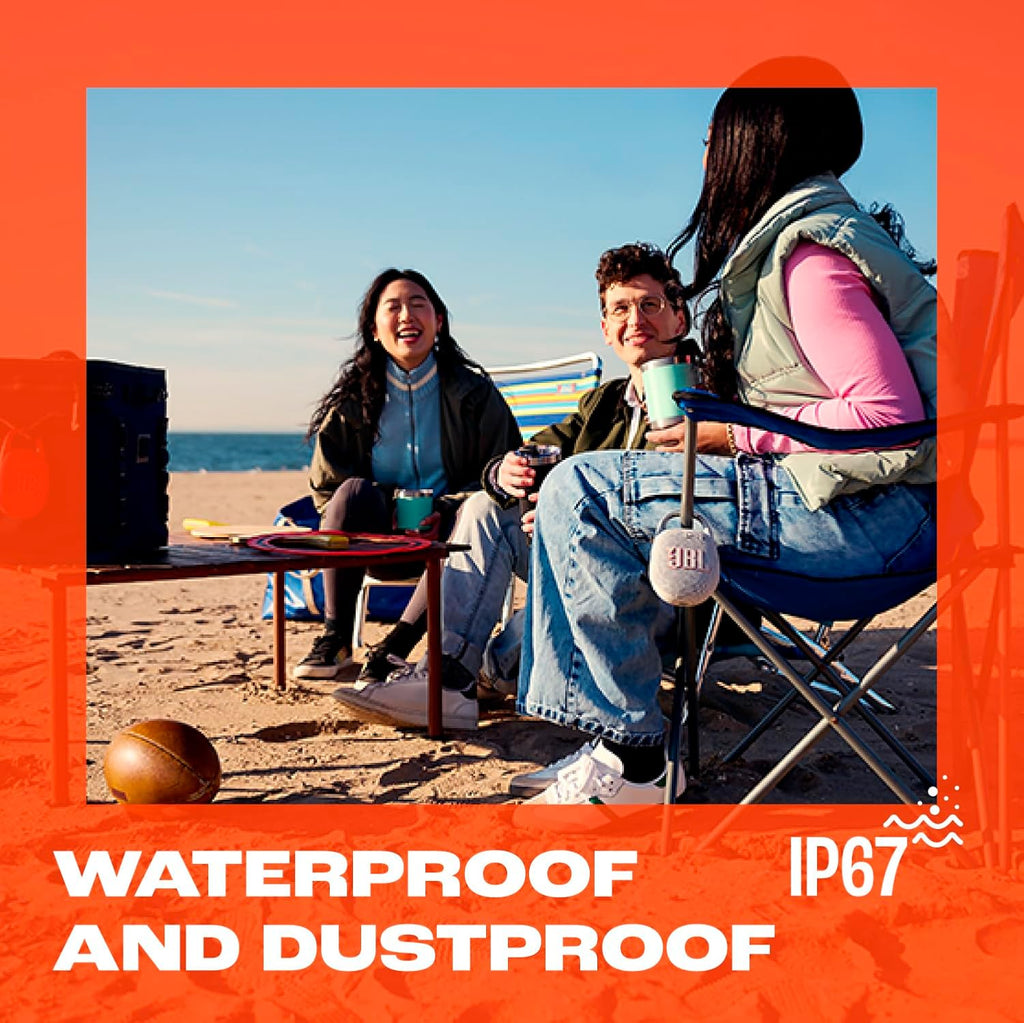 Clip 5 - Ultra-Portable, Waterproof & Dustproof Bluetooth Speaker, Big  Pro Sound with Punchy Bass, Integrated Carabiner, up to 12 Hours of Play, Made in Part with Recycled Materials (Black)