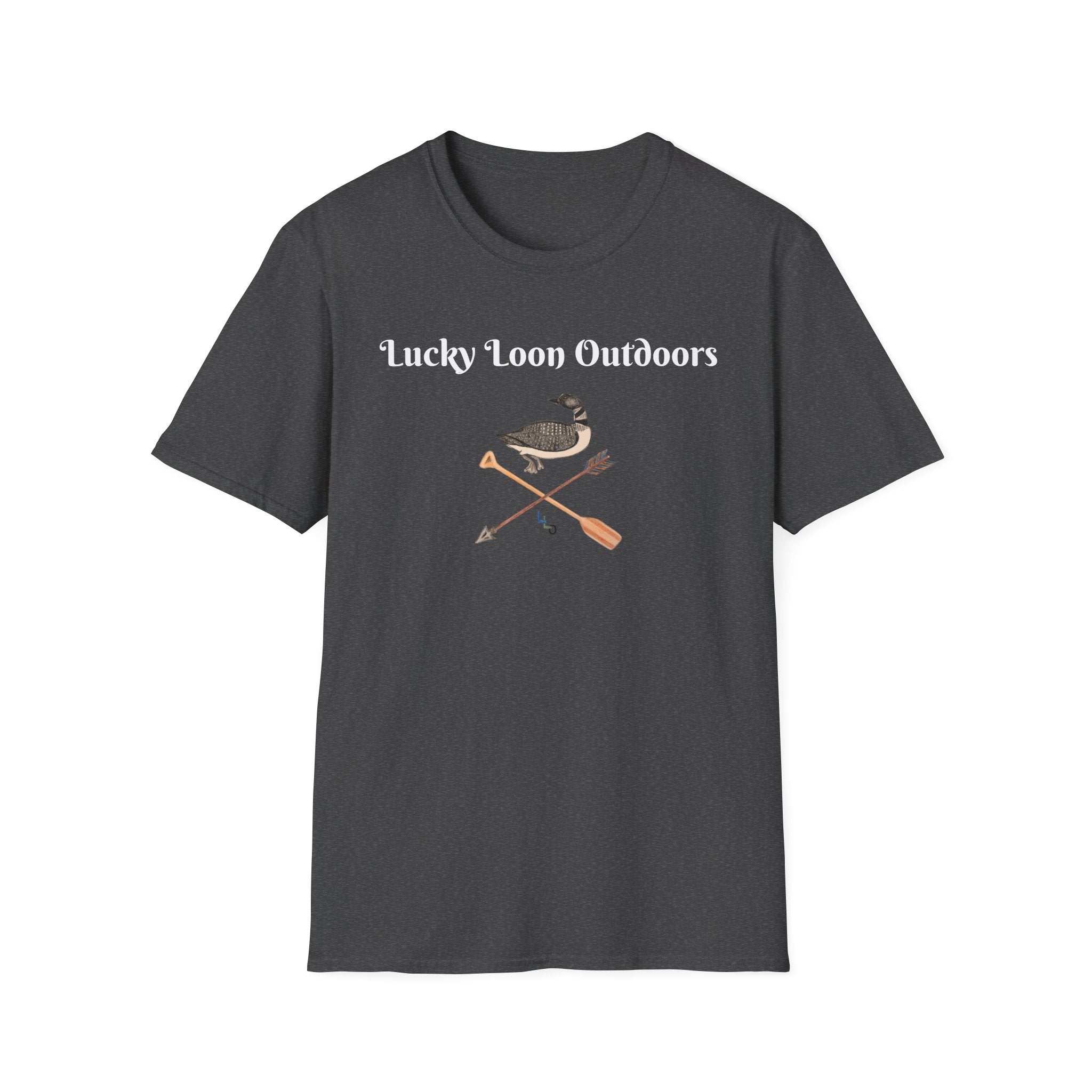 Hand-Drawn Lucky Loon Outdoors T-Shirt