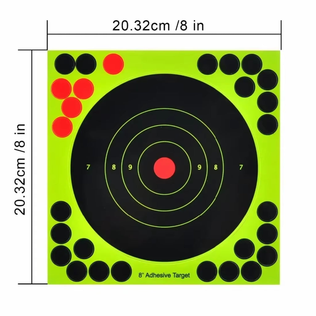 Splatter Target Reactive Shooting Target Shoot Train Target Paper Sticker for Shooting Competitions Practice Stickers
