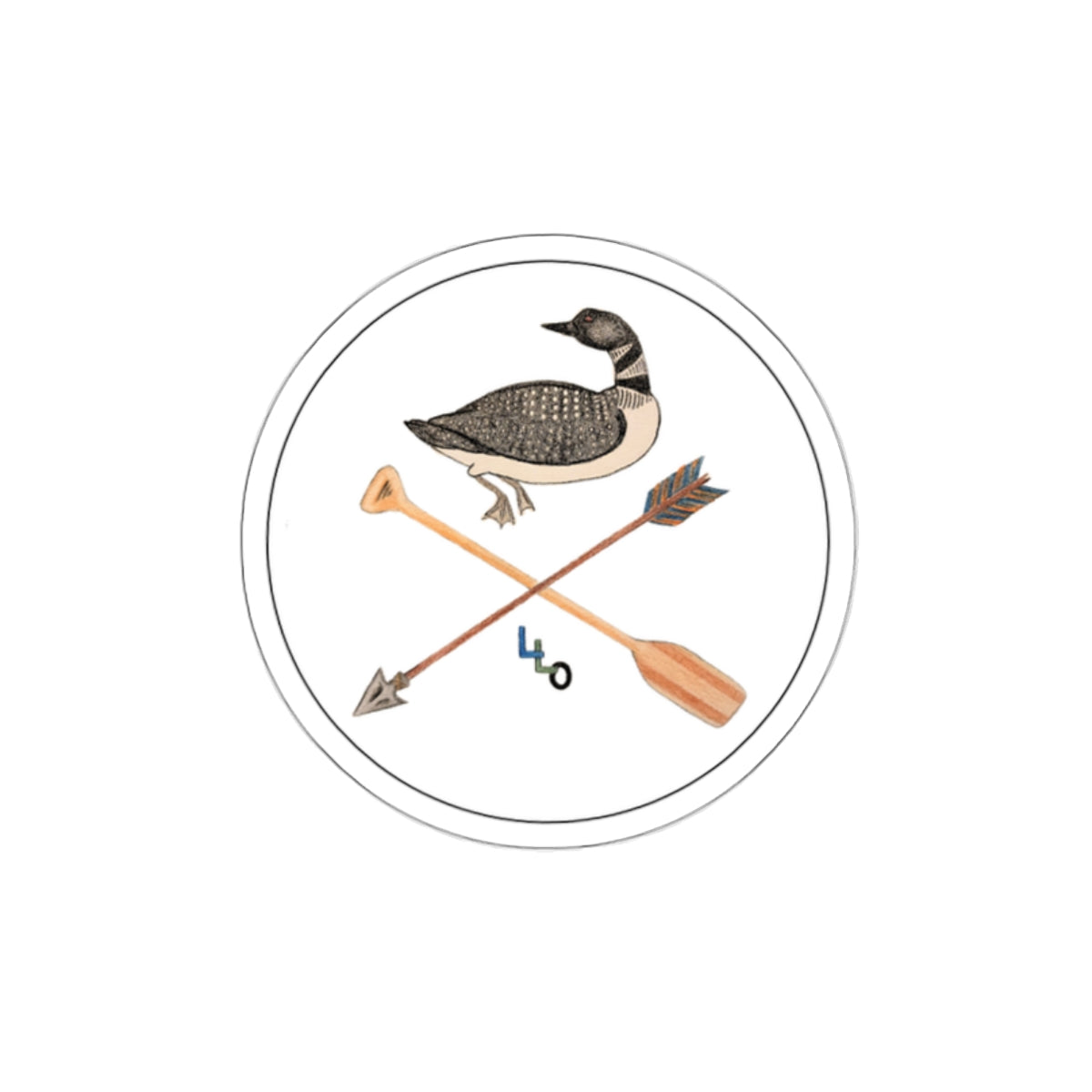 Lucky Loon Outdoors All Weather Sticker
