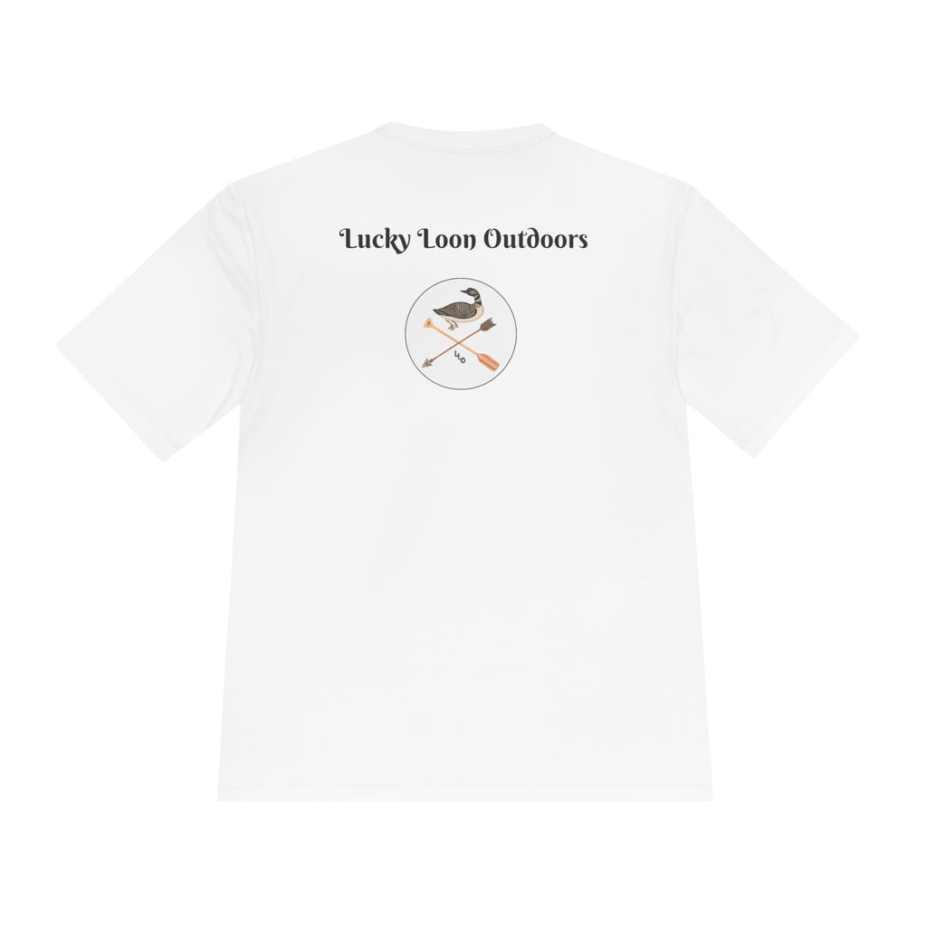 Lucky Loon Outdoors Moisture-Wicking Tee — Hand-Drawn Design