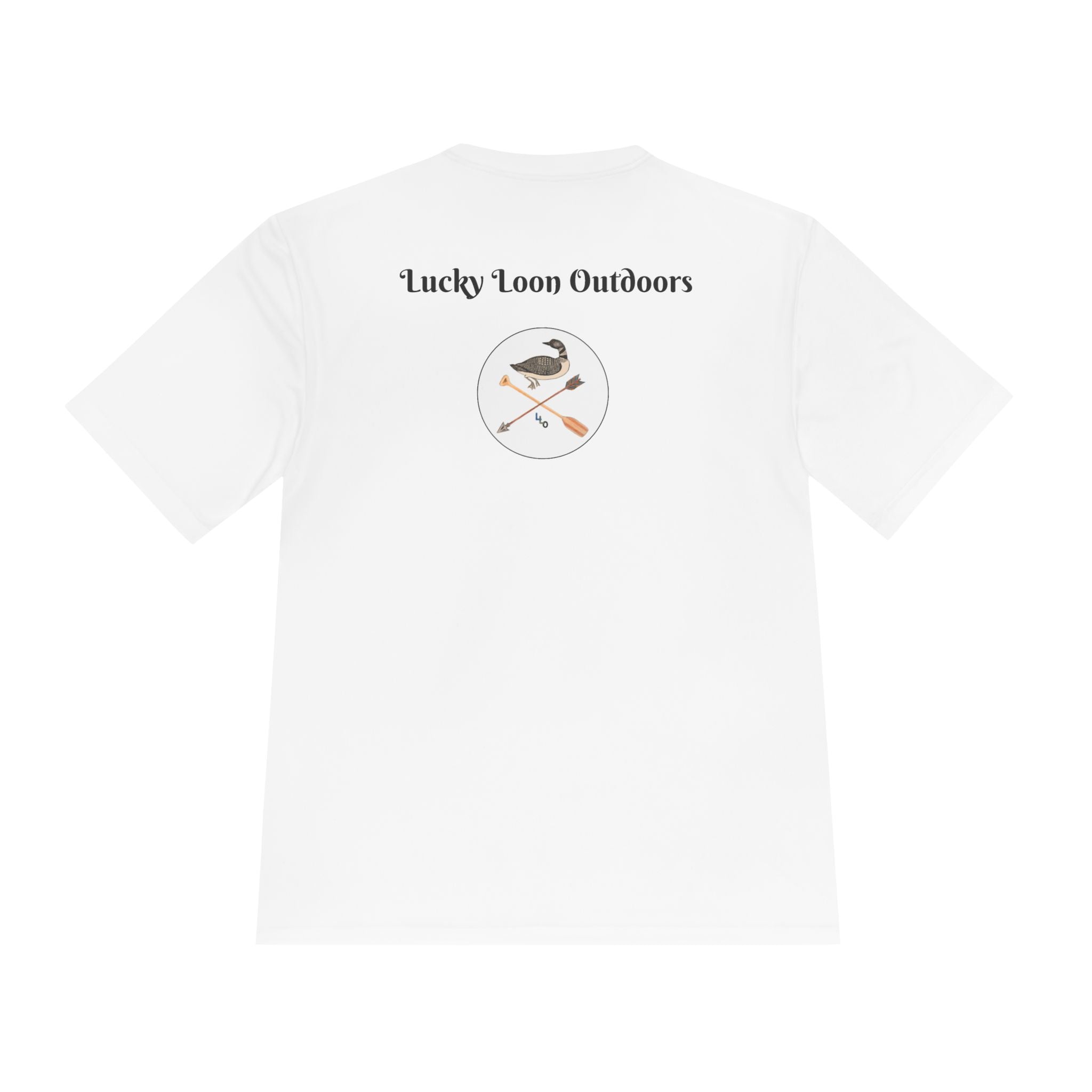 Lucky Loon Outdoors Moisture-Wicking Tee — Hand-Drawn Design