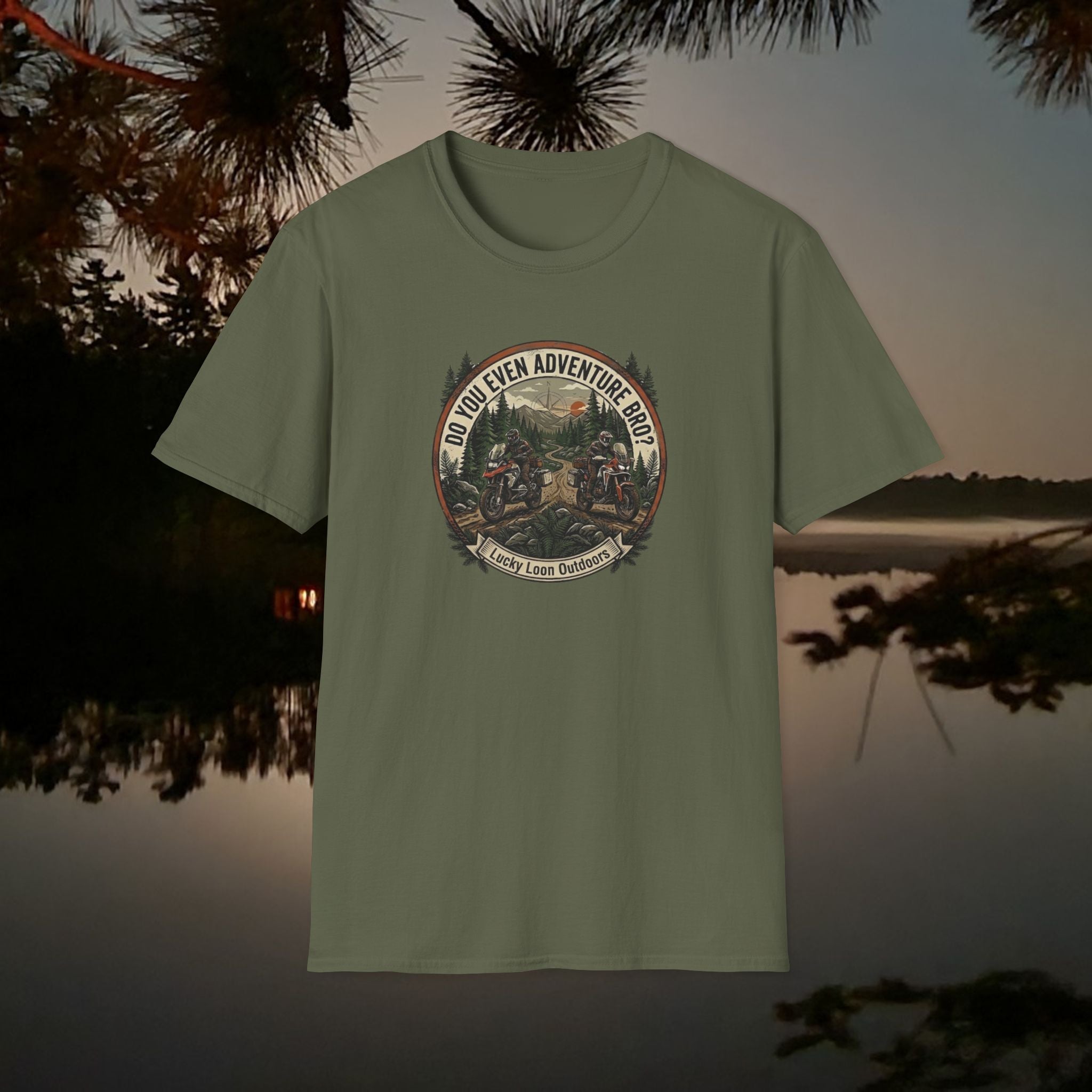 "Do You Even Adventure Bro?" Adventure Motorcycling Funny T-Shirt