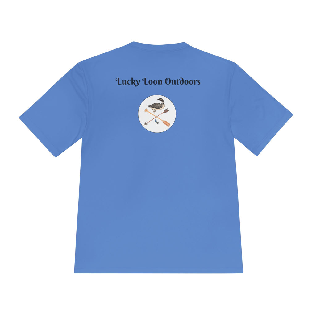Lucky Loon Outdoors Moisture-Wicking Tee — Hand-Drawn Design