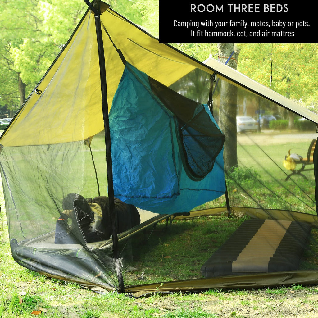 Lightweight No Bug Screen House for Hammock, Canoe Picnics Backyards Backpack...