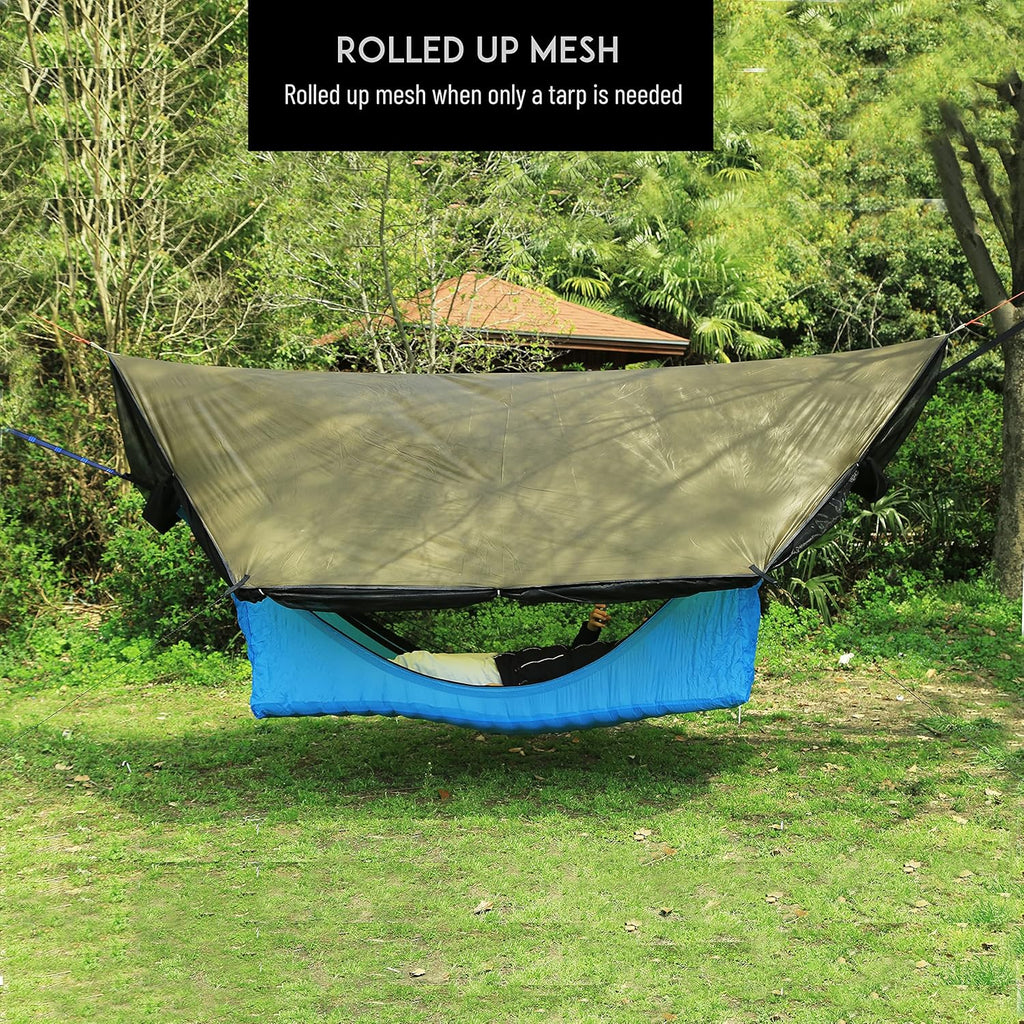 Packable Camping Screen Shelter, Hammock Compatible